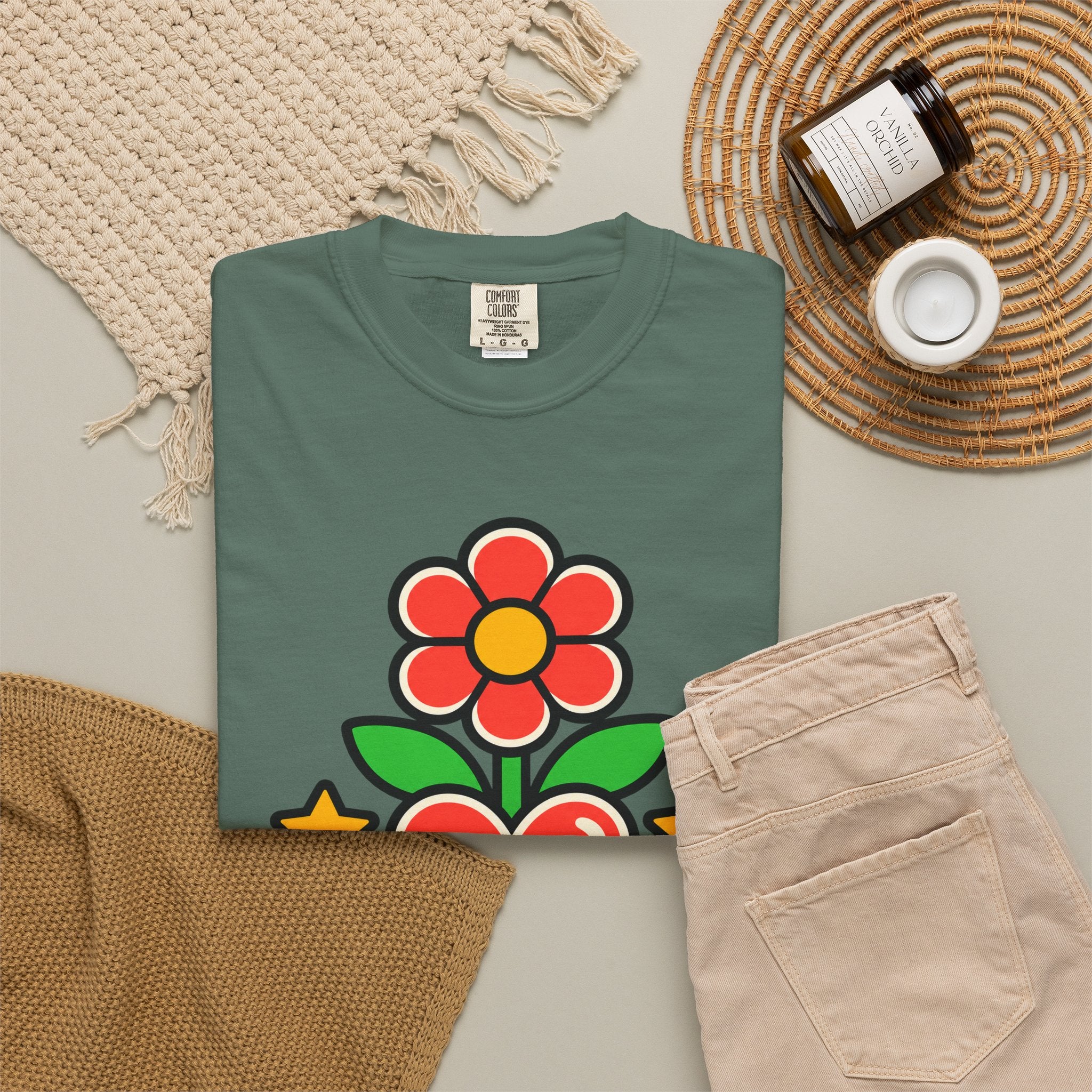 Mi Cultura Latino Heritage Heavyweight Tee 🌺❤️