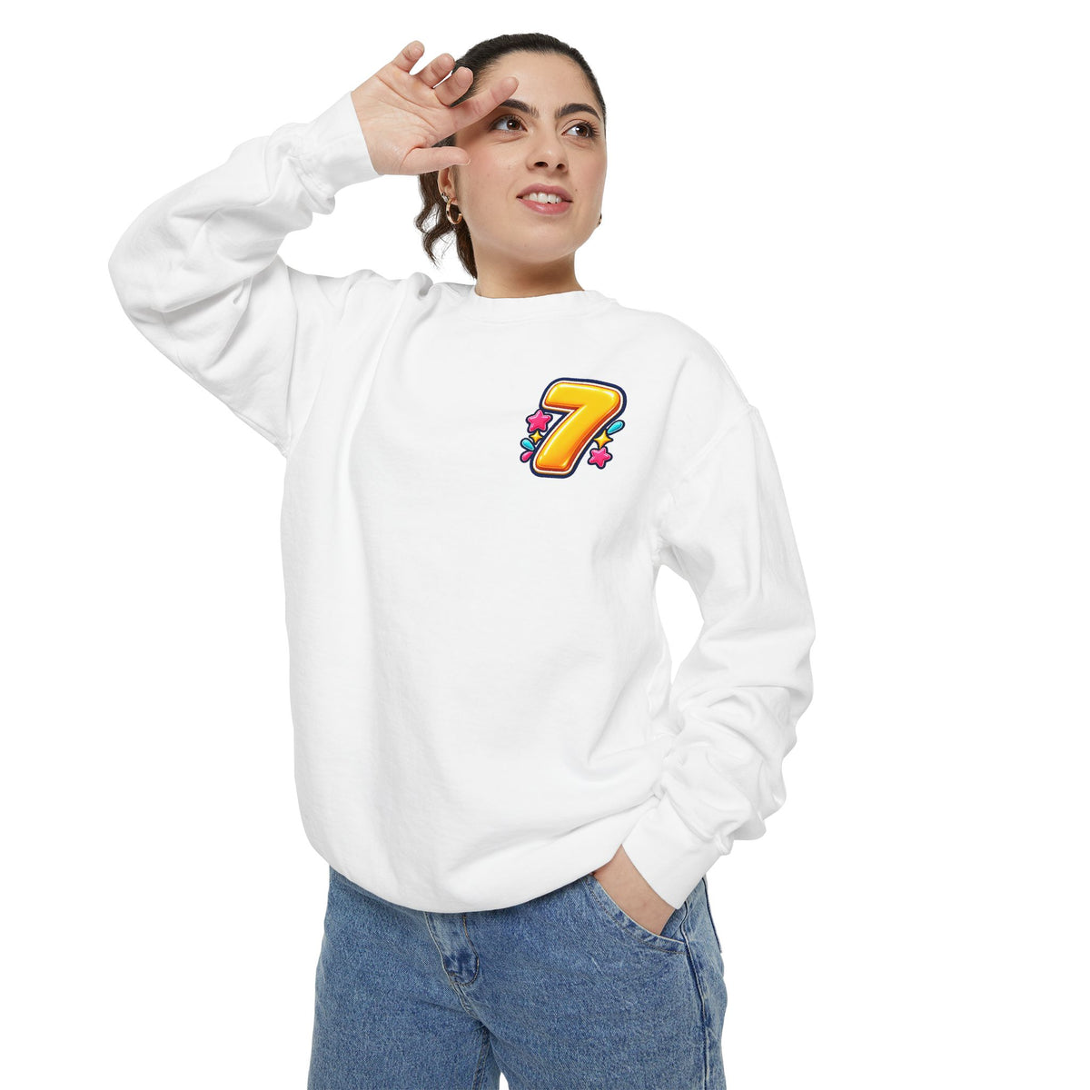 Seven Has “Even” in It, That’s Odd Sweatshirt | Funny Number 7 Crewneck 7️⃣🤔