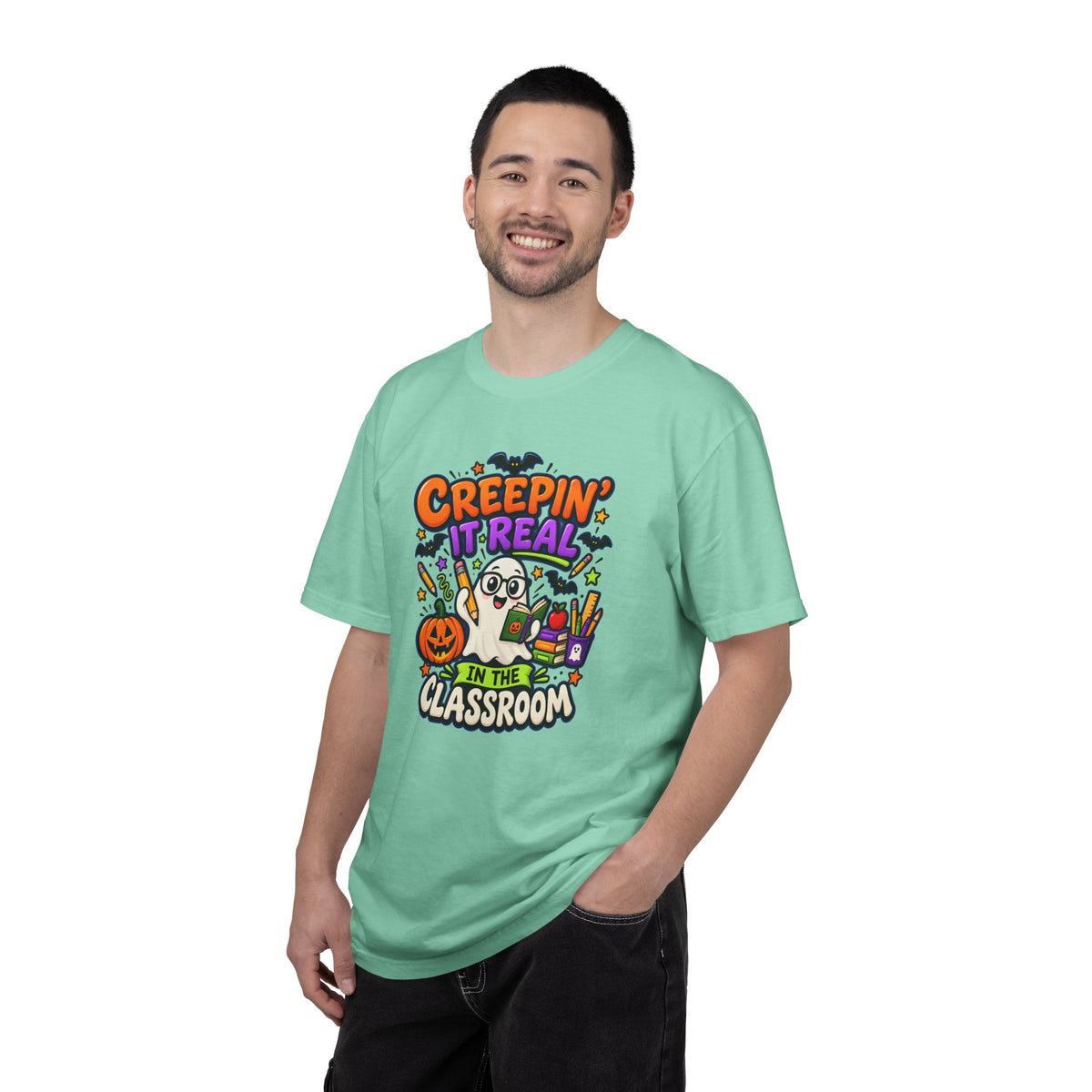 Creepin' It Real in the Classroom Halloween T-Shirt