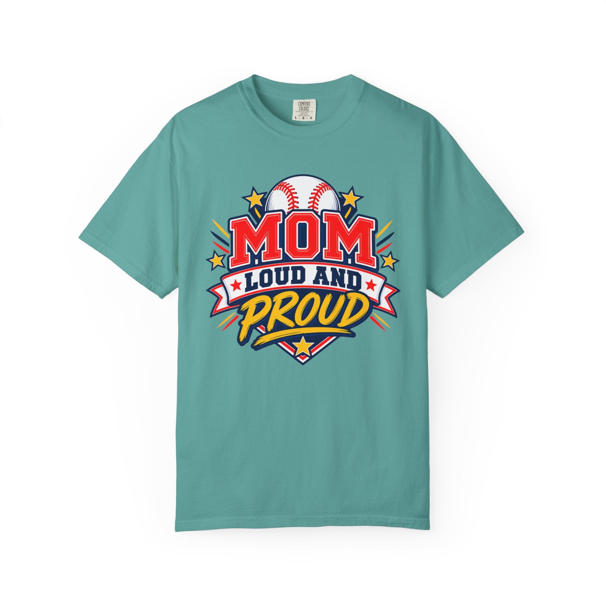 Baseball Mom Loud and Proud Comfort Colors® Tee ⚾️💙
