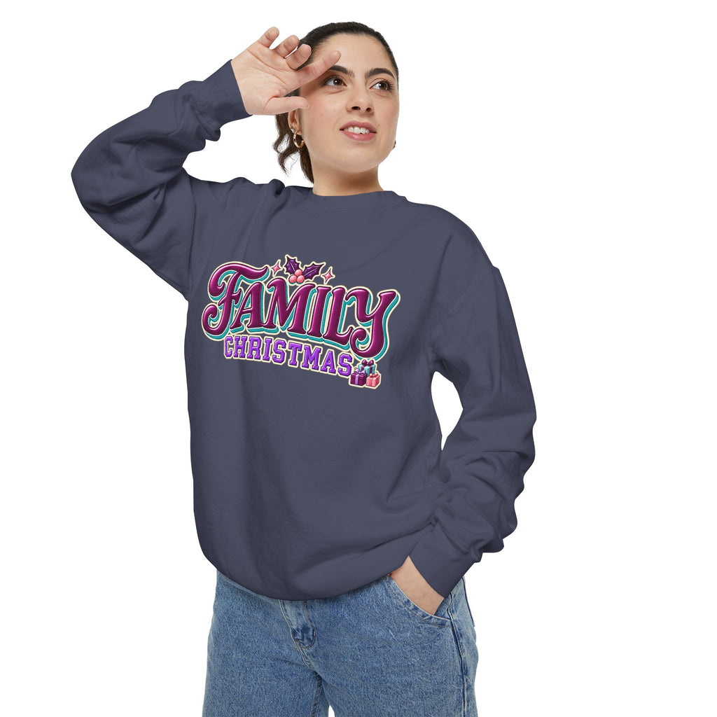 Family Christmas Retro Holiday Sweatshirt