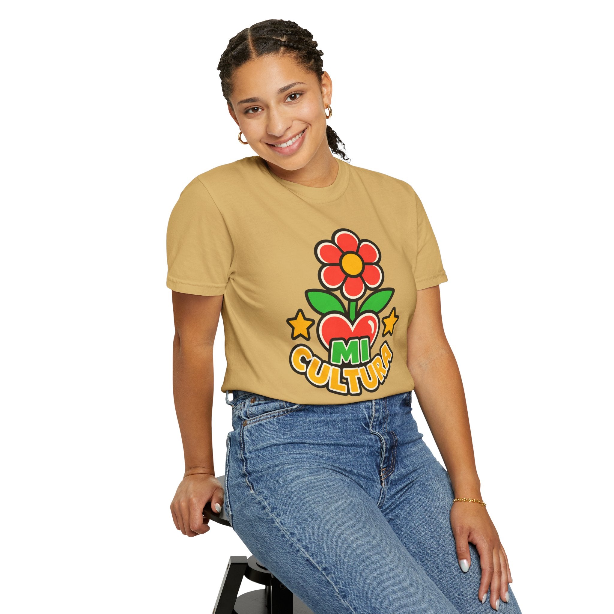 Mi Cultura Latino Heritage Heavyweight Tee 🌺❤️