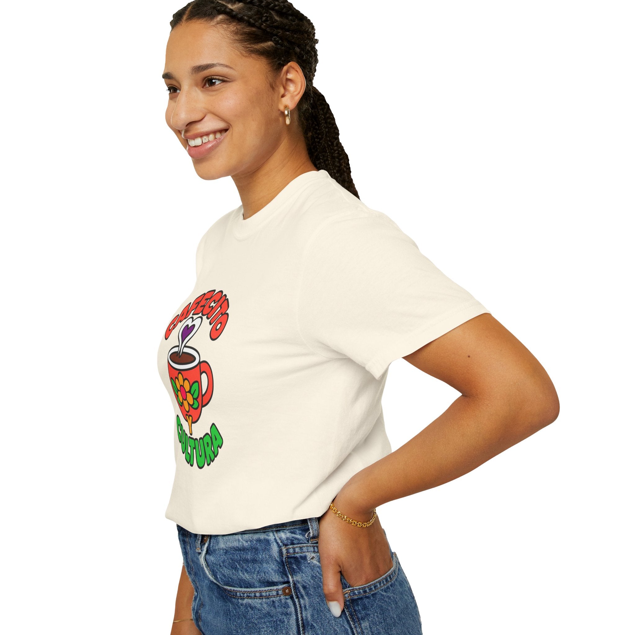 Cafecito Y Cultura Heavyweight Tee ☕🌼