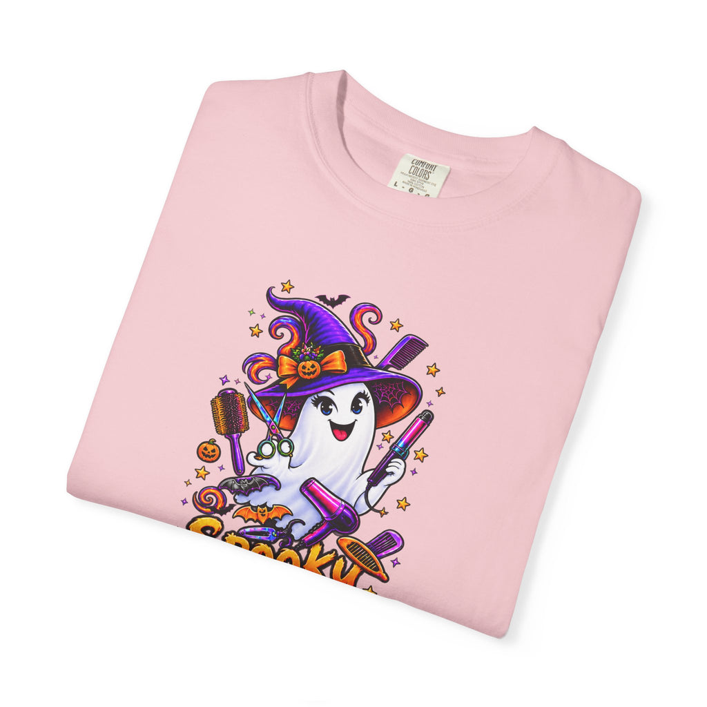 Spooky Stylist Halloween Tee – Adult Unisex Beauty Salon Party Shirt