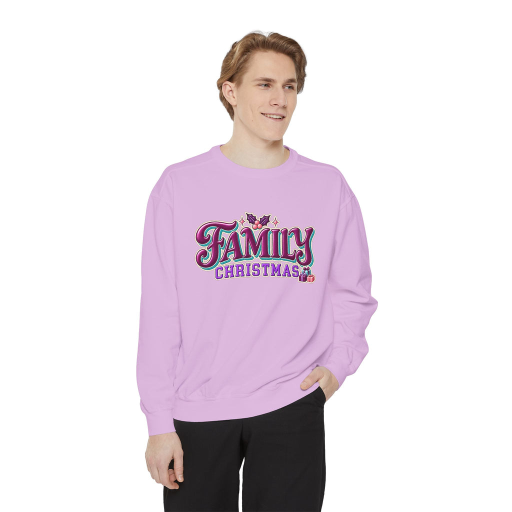 Family Christmas Retro Holiday Sweatshirt