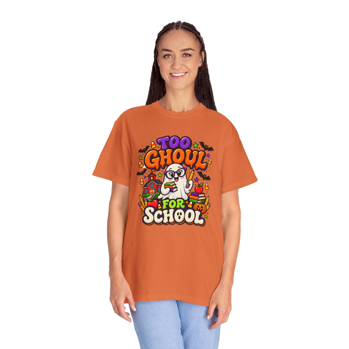 Too Ghoul for School T-Shirt — Cute Halloween Ghost Back-to-School Tee