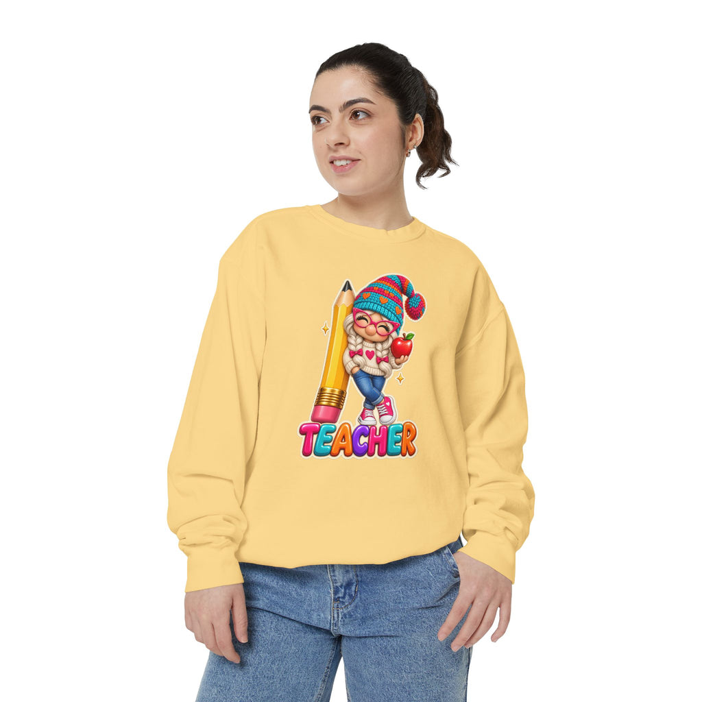 Gnome Teacher Classroom Christmas Holiday Sweatshirt