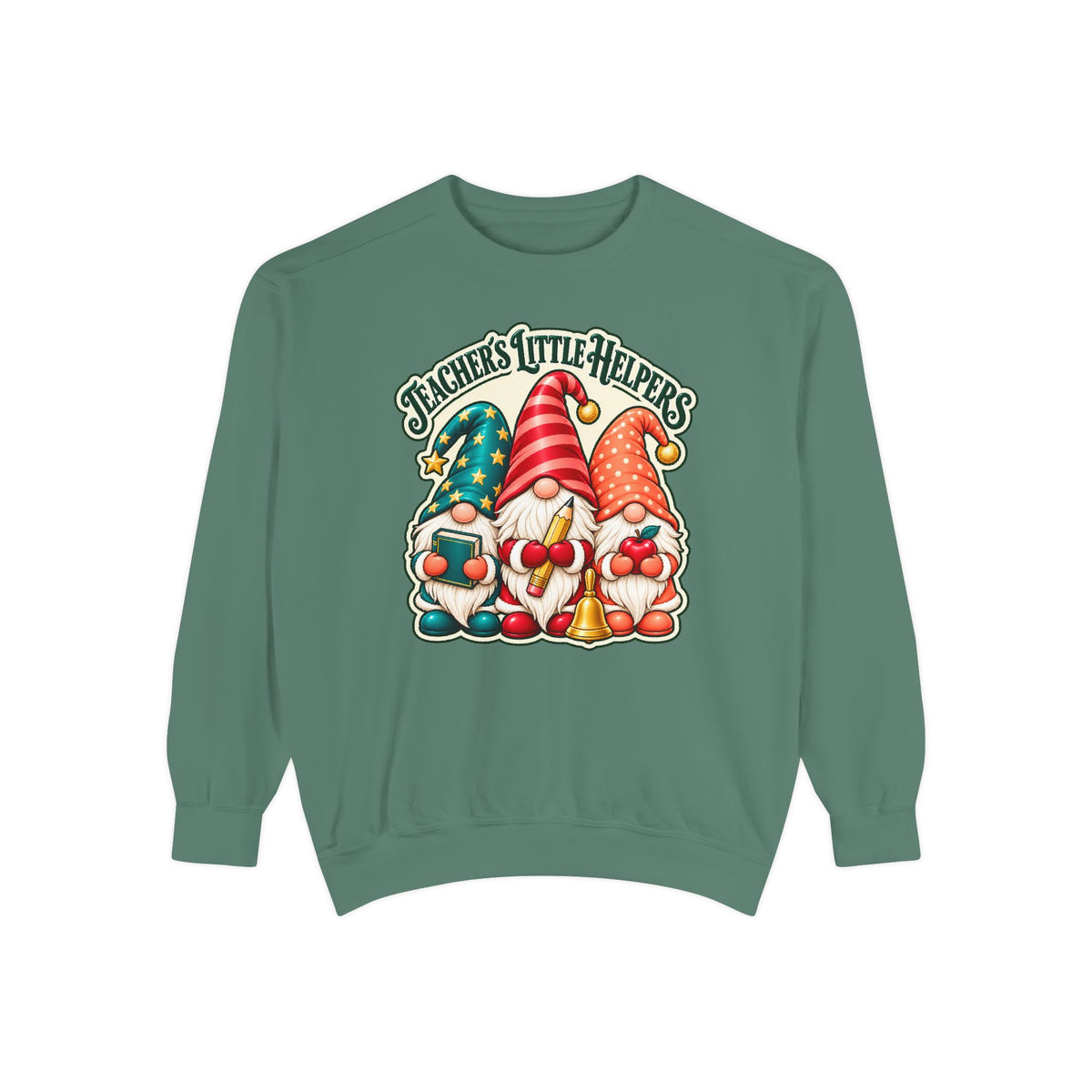 Teachers Little Helpers Gnome Christmas Sweatshirt