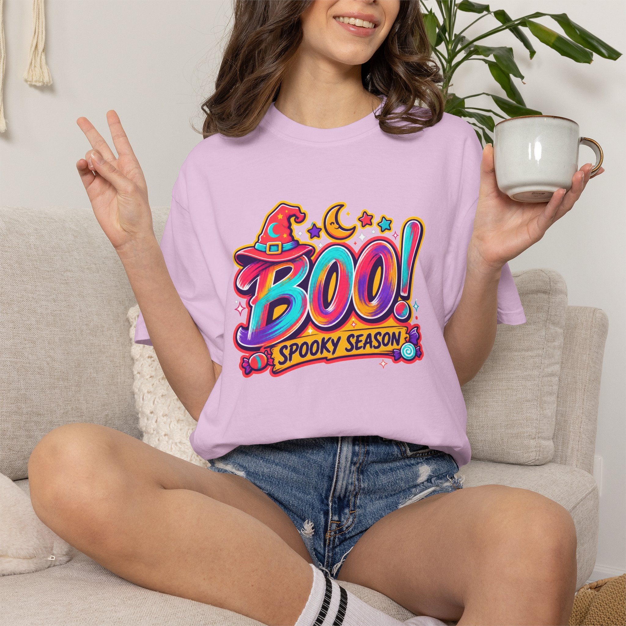 BOO! Spooky Season Heavyweight Tee 🎃✨