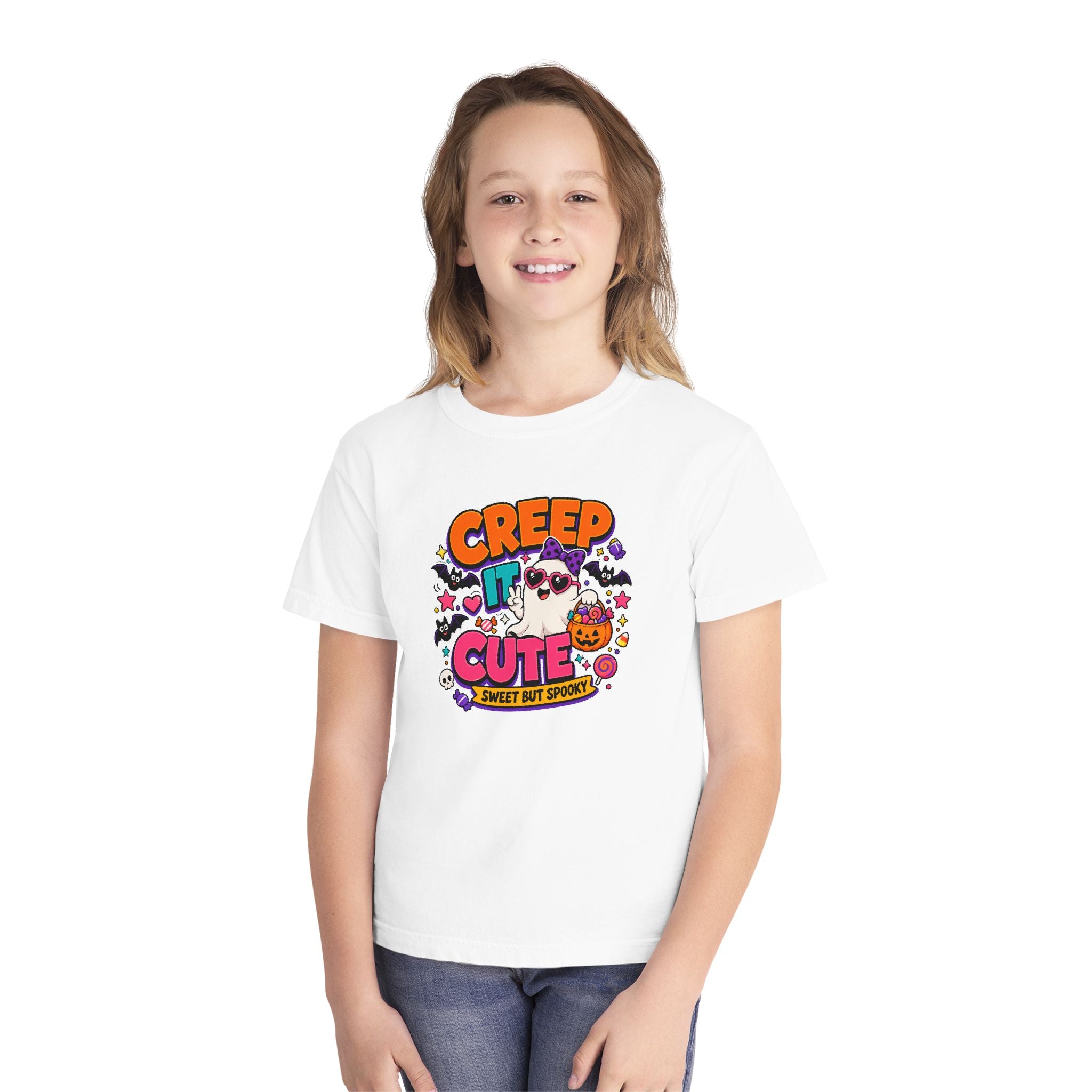 Creep It Cute Youth Halloween Tee 👻🍬