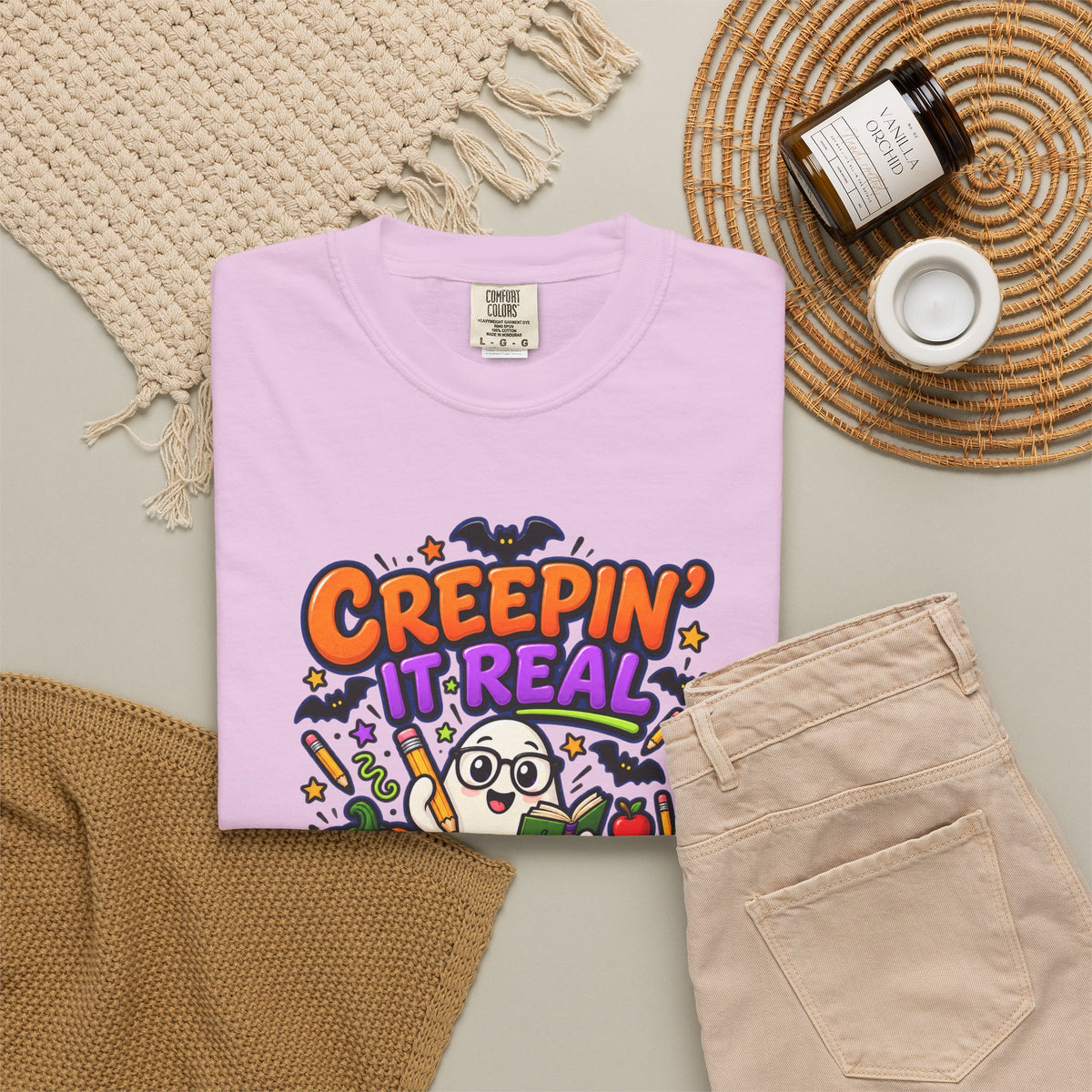 Creepin' It Real in the Classroom Halloween T-Shirt