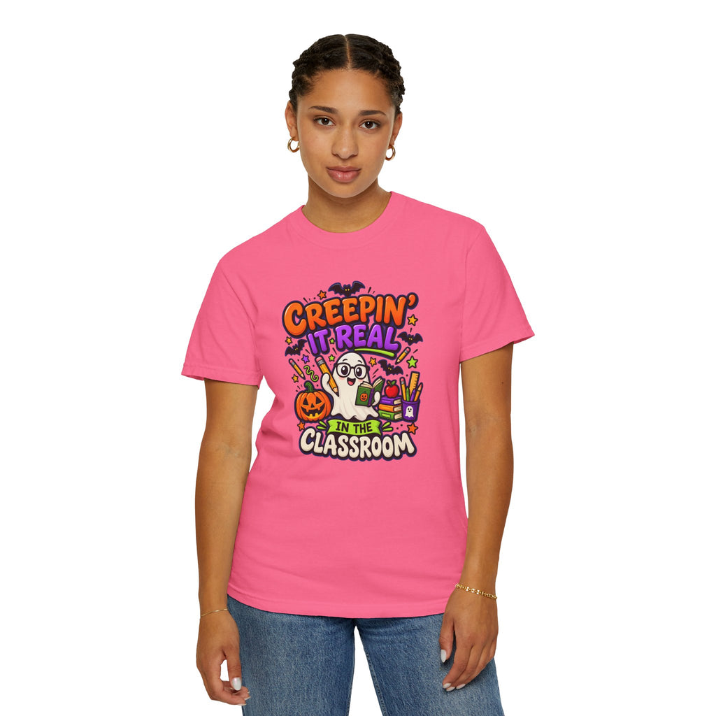 Creepin' It Real in the Classroom Halloween T-Shirt