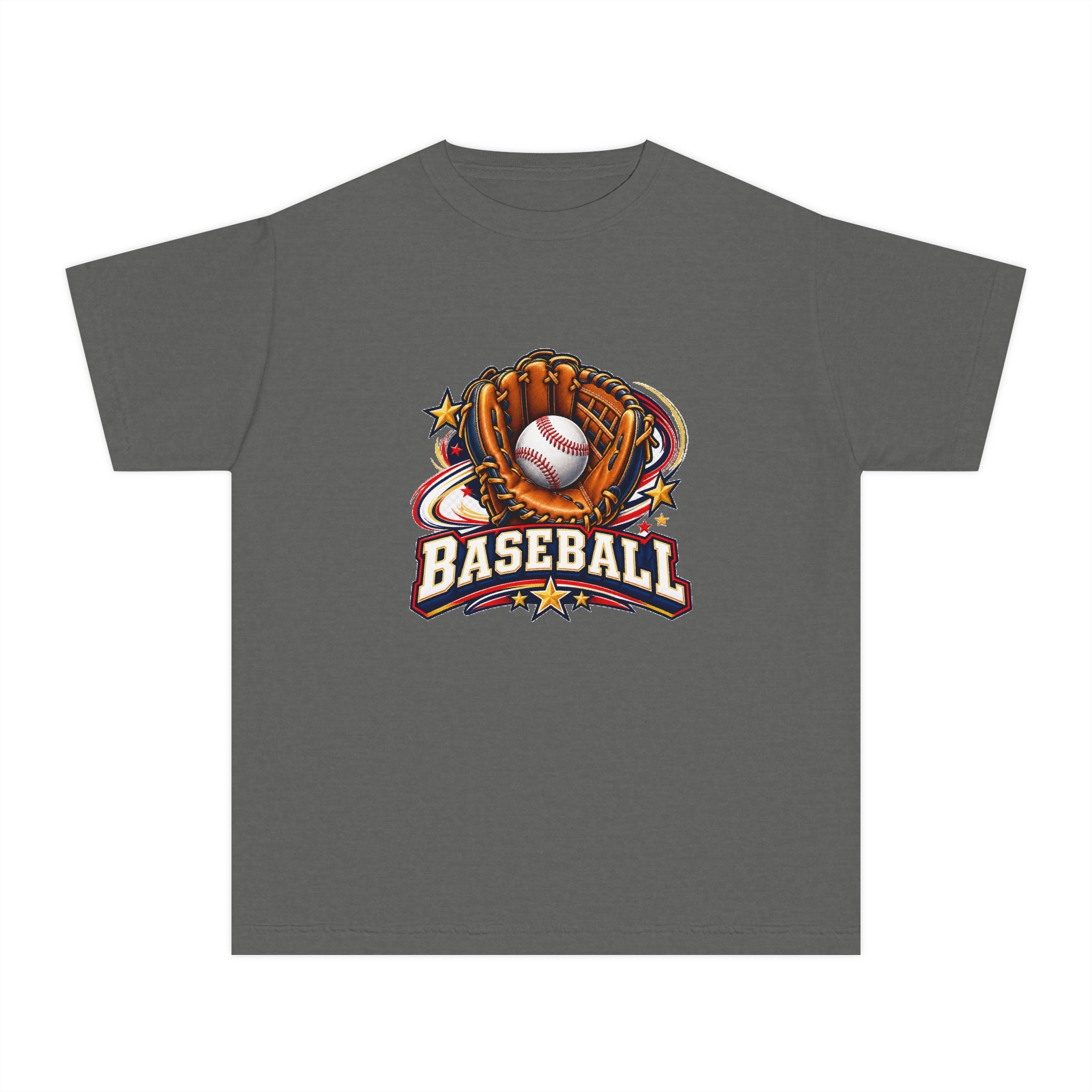 Vintage Baseball Glove Youth Comfort Colors® Tee ⚾