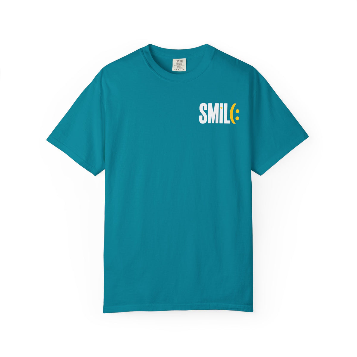SMILE IT’S FREE! Front-and-Back Garment-Dyed Tee