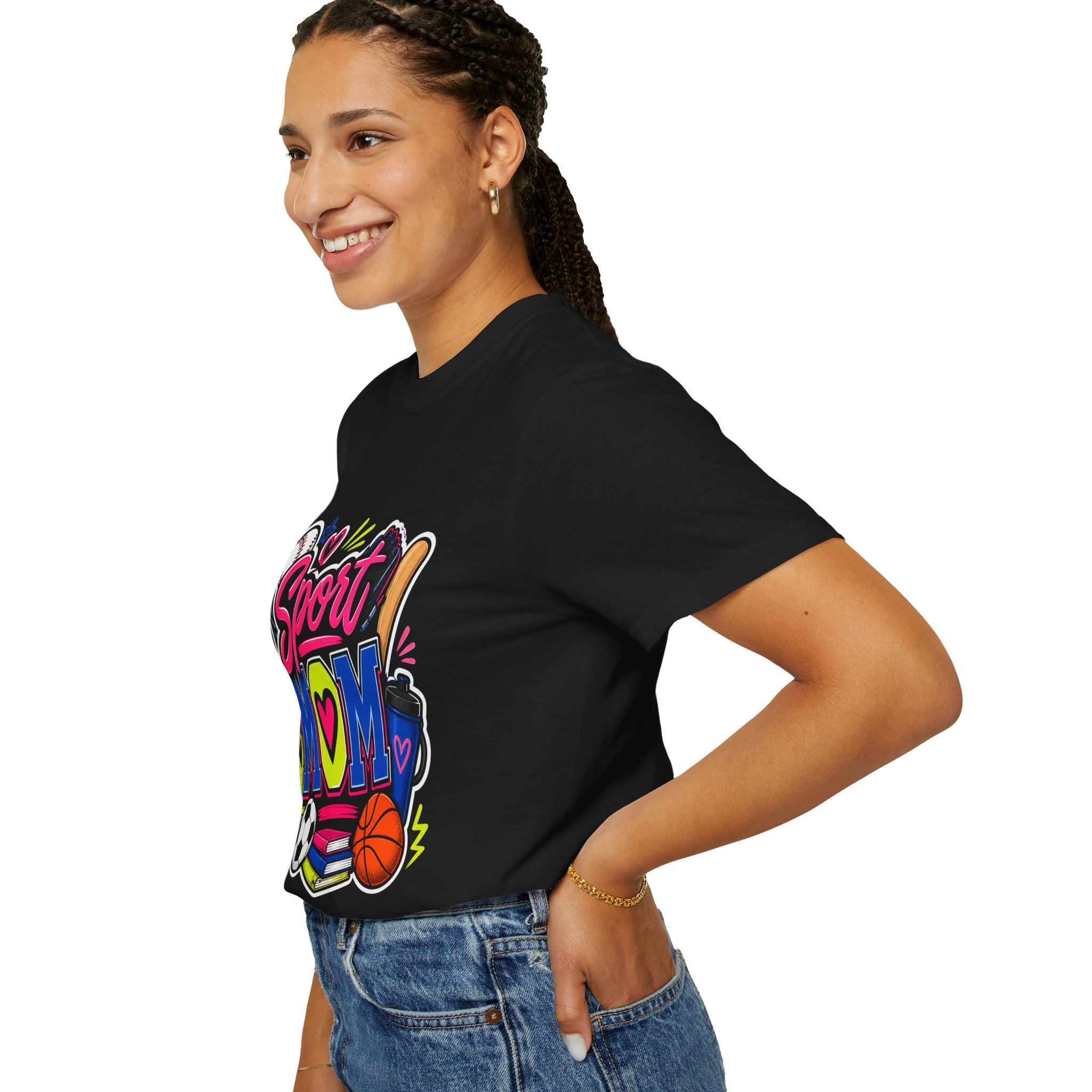 Sport Mom Heavyweight Tee ⚾🏀💙