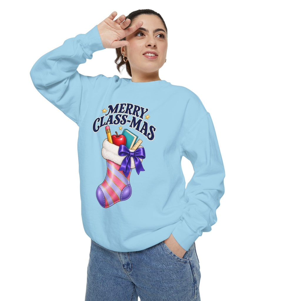 Merry Class-Mas Teacher Christmas Sweatshirt
