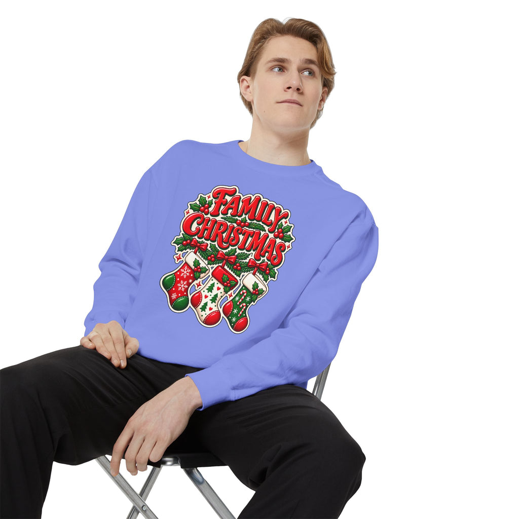 Family Christmas Stocking Holiday Sweatshirt