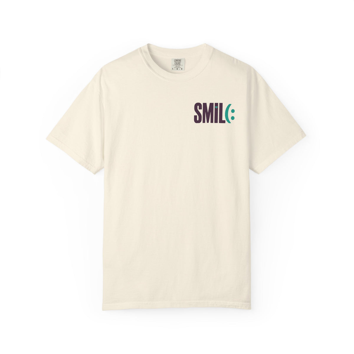 SMILE IT’S FREE! Front and Back Garment-Dyed Tee