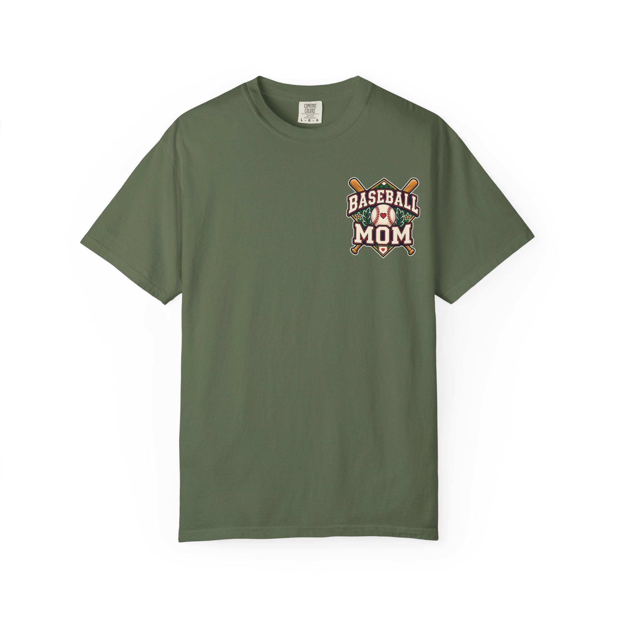 Vintage Baseball Mom Comfort Colors® Front and Back Tee ⚾️