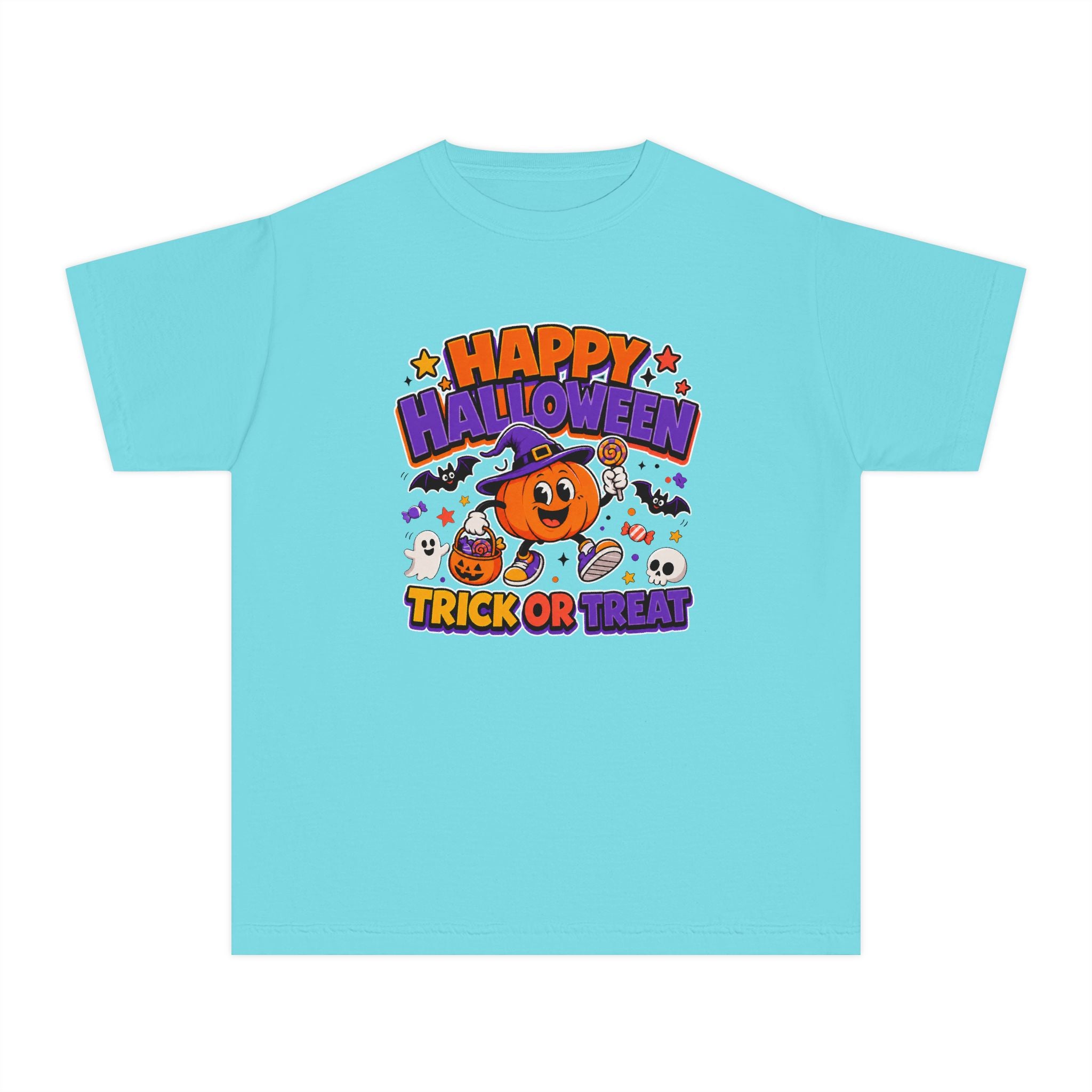 Happy Halloween Youth Trick-or-Treat Retro Tee 🎃✨