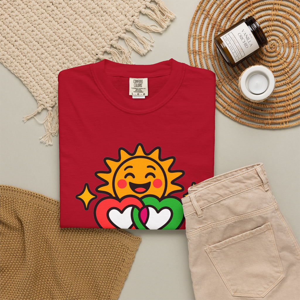 Juntos Brillamos Latino Heritage Heavyweight Tee ☀️❤️