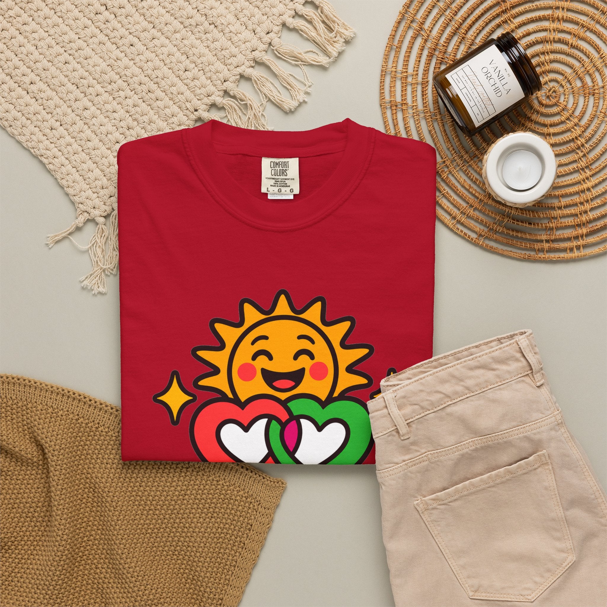 Juntos Brillamos Latino Heritage Heavyweight Tee ☀️❤️