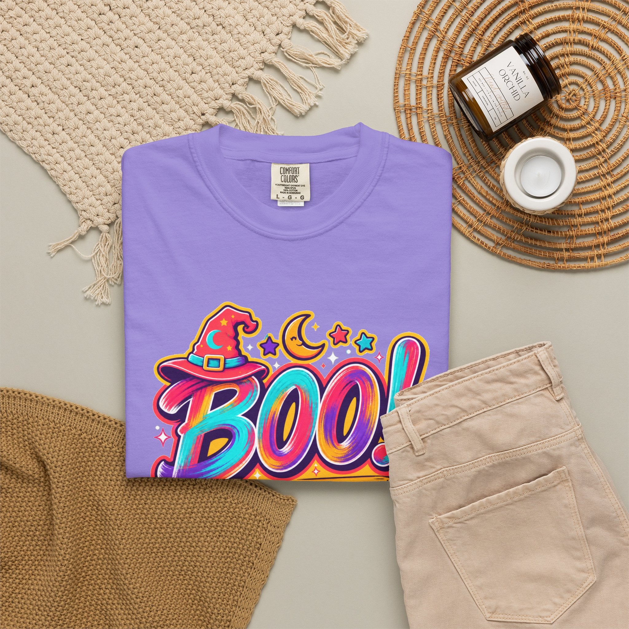 BOO! Spooky Season Heavyweight Tee 🎃✨