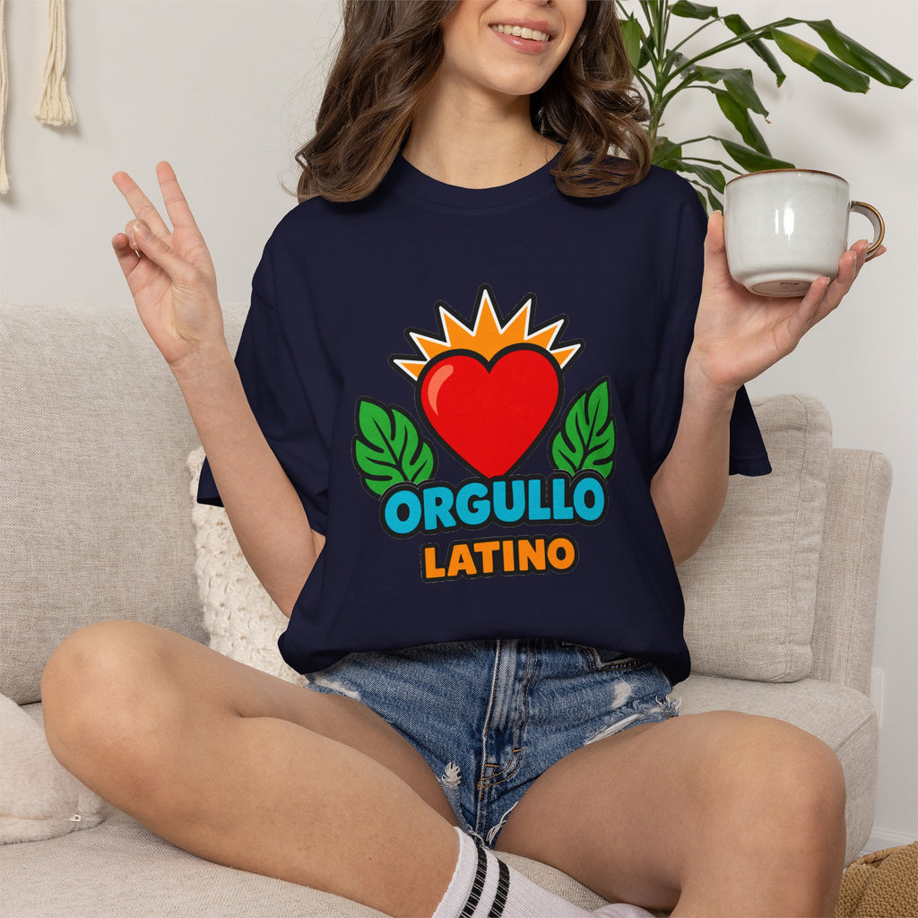 Orgullo Latino Heritage Heavyweight Tee ❤️🌿