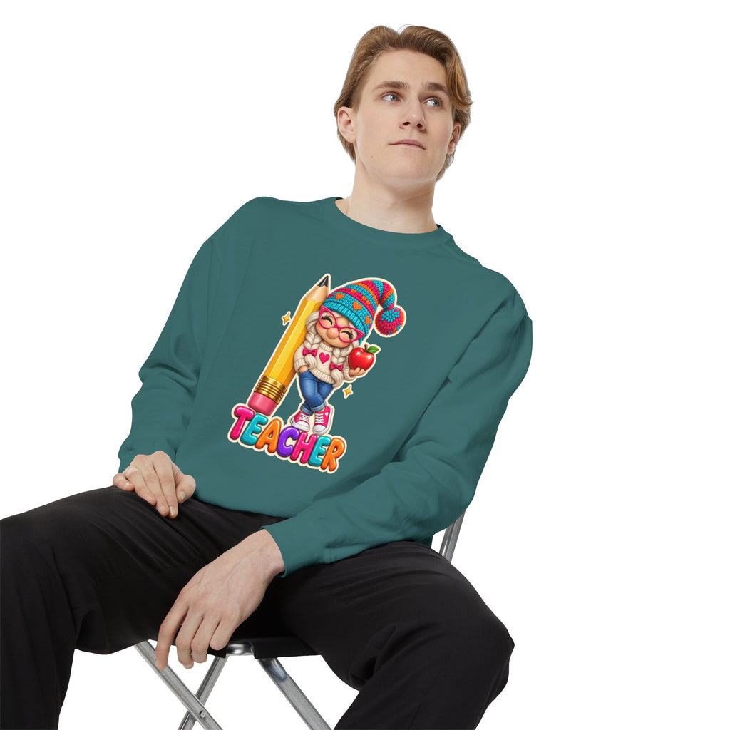 Gnome Teacher Classroom Christmas Holiday Sweatshirt