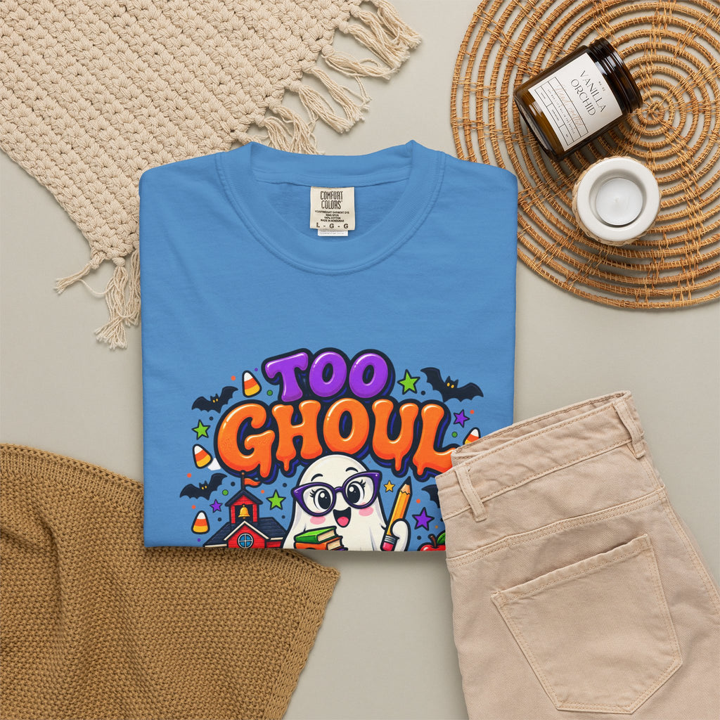 Too Ghoul for School T-Shirt — Cute Halloween Ghost Back-to-School Tee