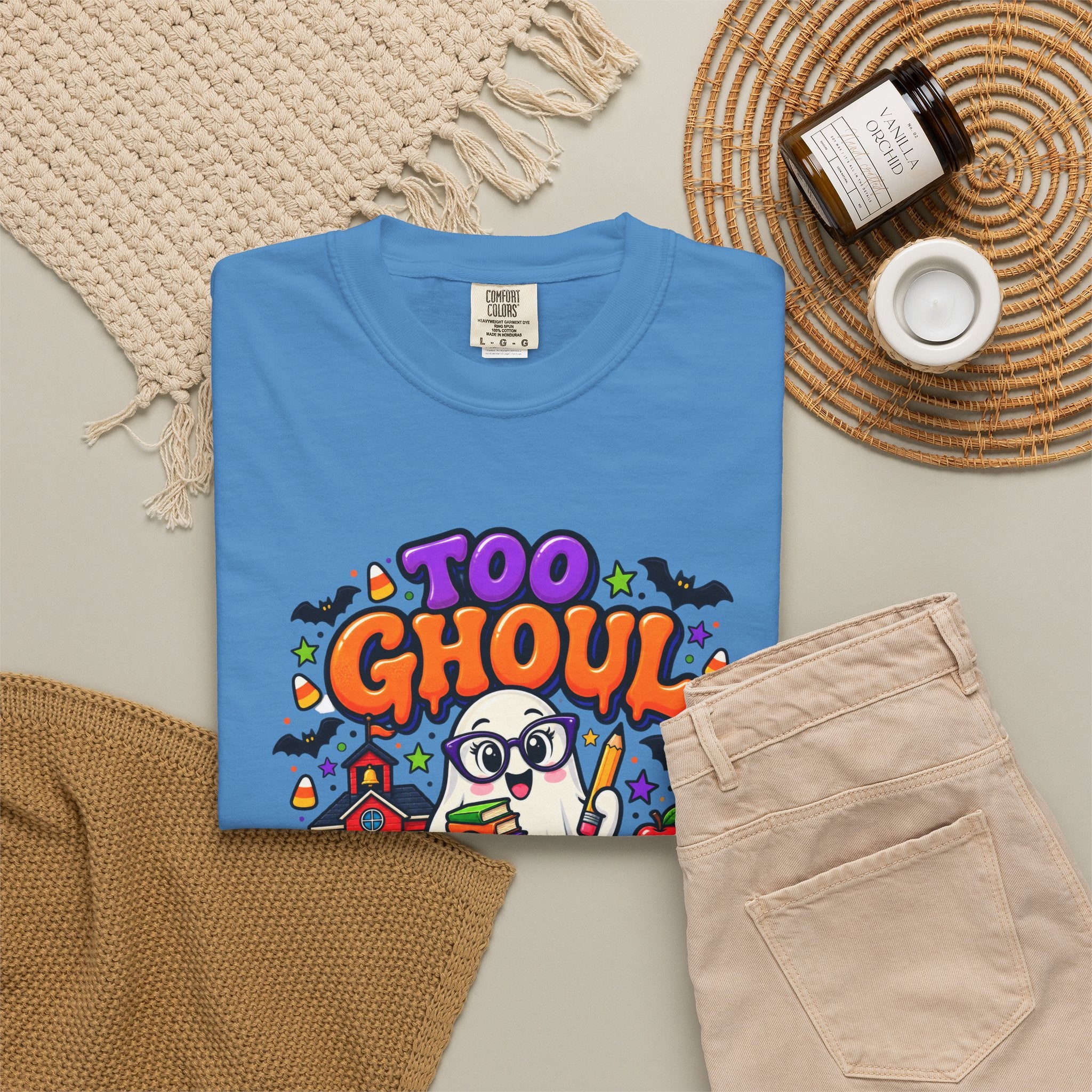 Too Ghoul for School T-Shirt — Cute Halloween Ghost Back-to-School Tee