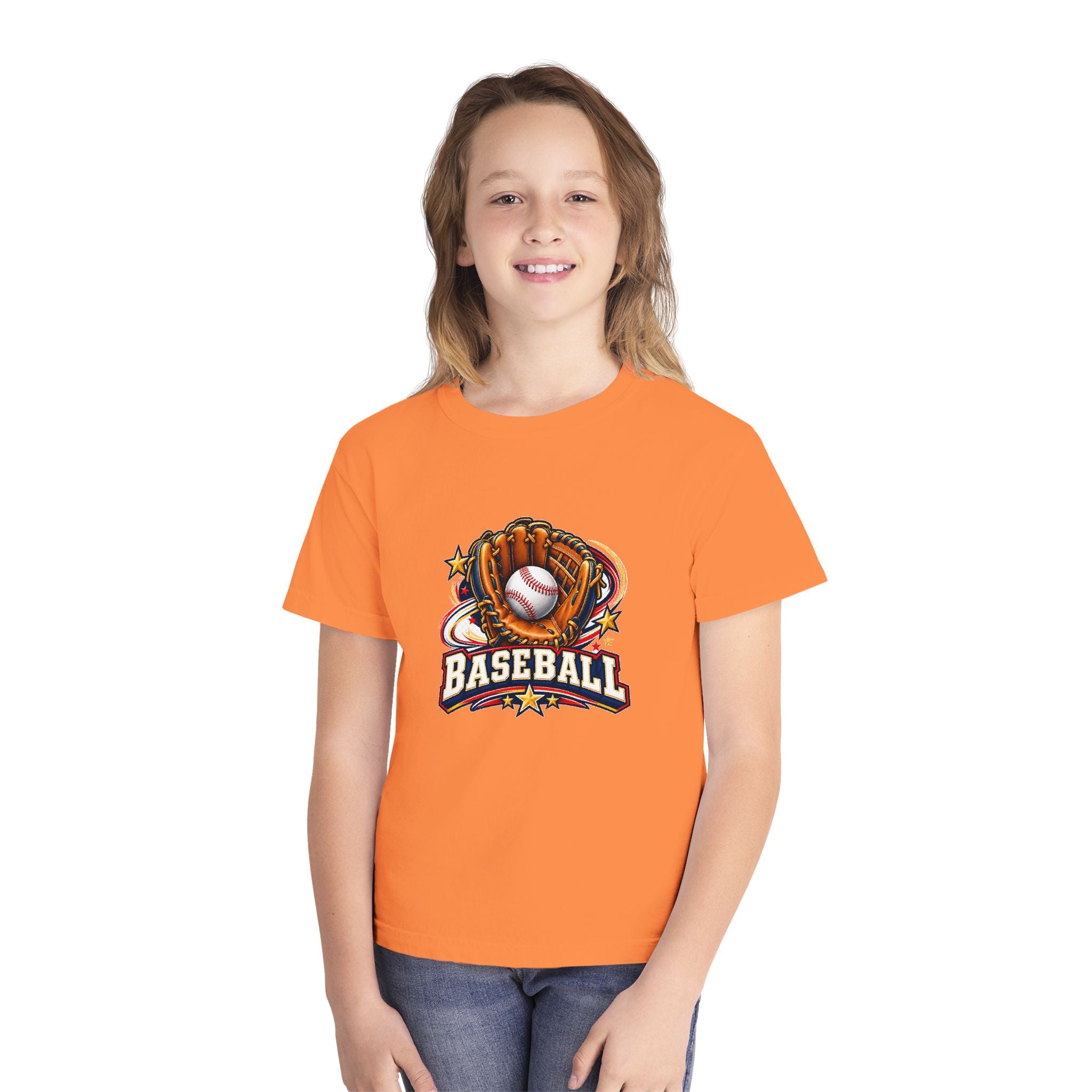 Vintage Baseball Glove Youth Comfort Colors® Tee ⚾