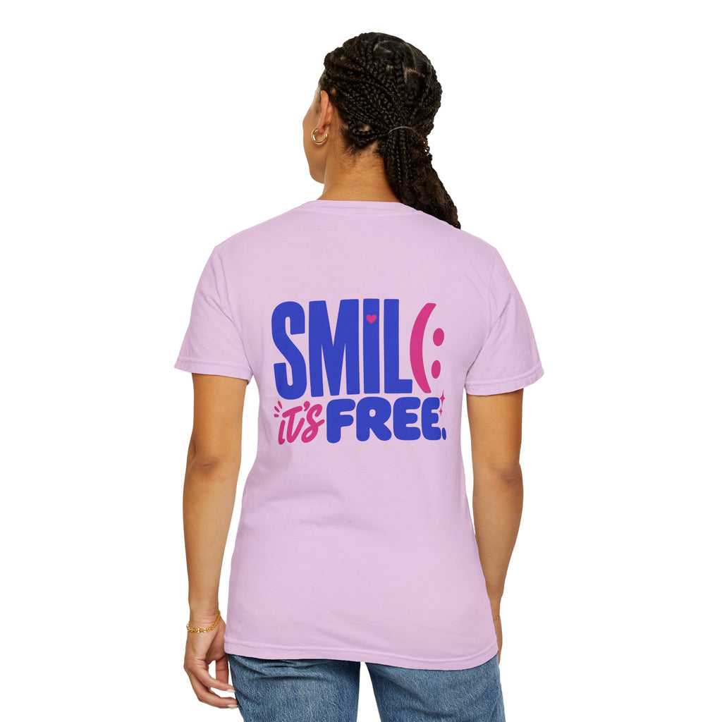 SMIL(: It’s Free Garment-Dyed Graphic Tee