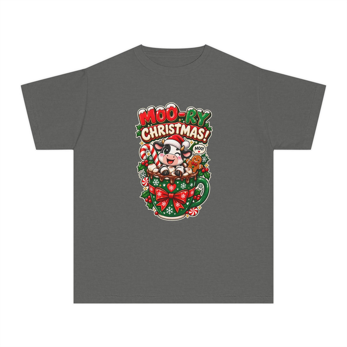 MOO-RY Christmas Youth Tee