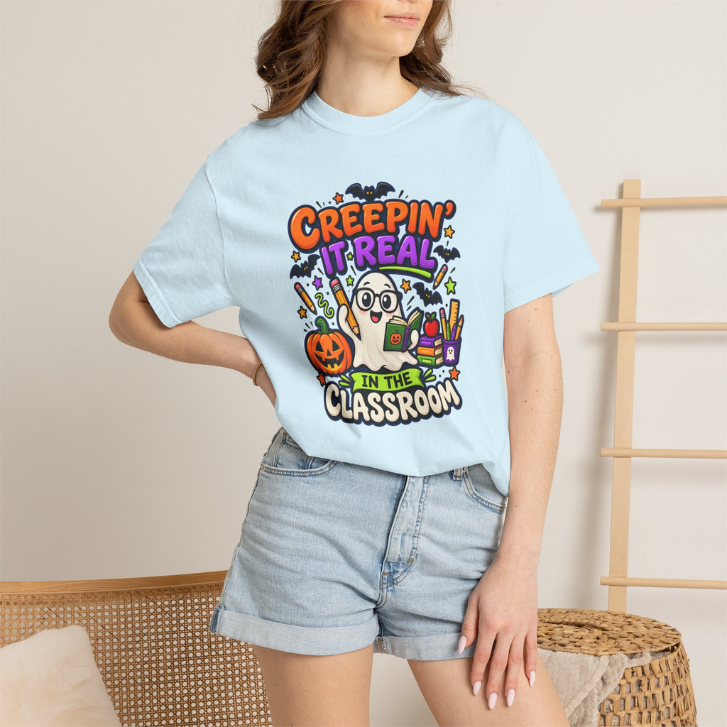 Creepin' It Real in the Classroom Halloween T-Shirt