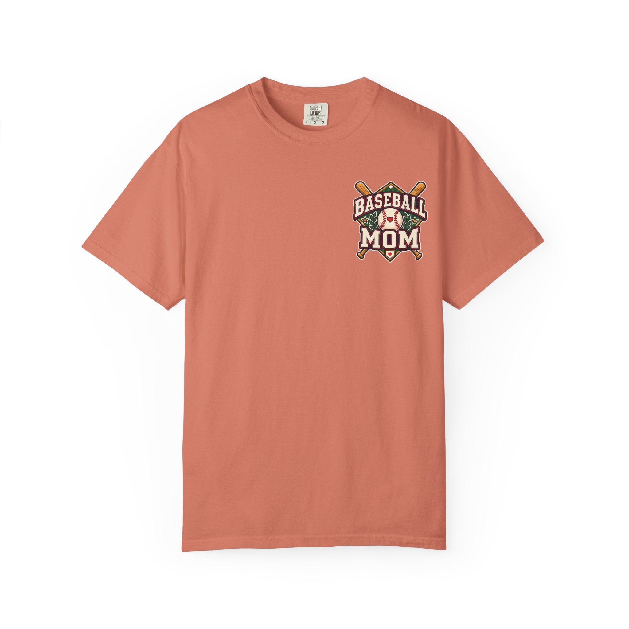 Vintage Baseball Mom Comfort Colors® Front and Back Tee ⚾️
