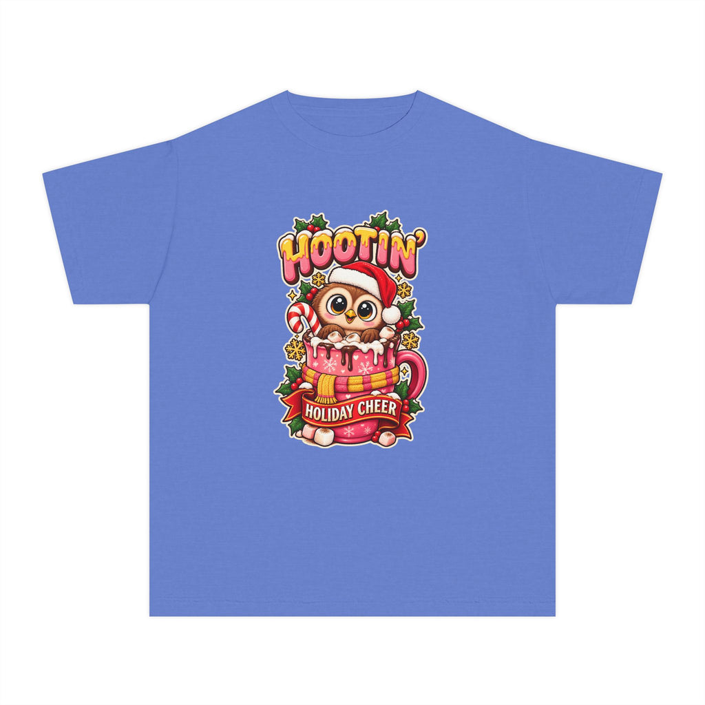 Hootin’ Christmas Cheer Youth Tee