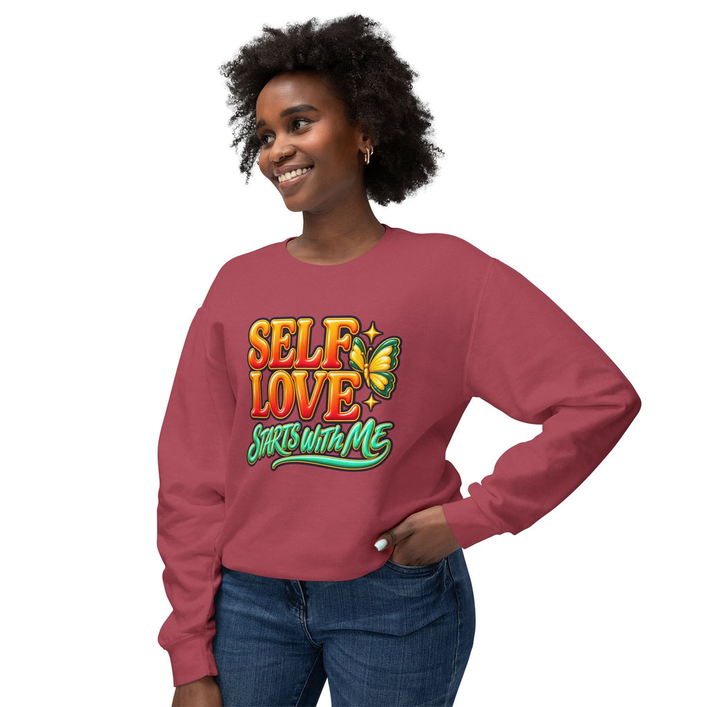 Self Love Starts With Me Crewneck Sweatshirt