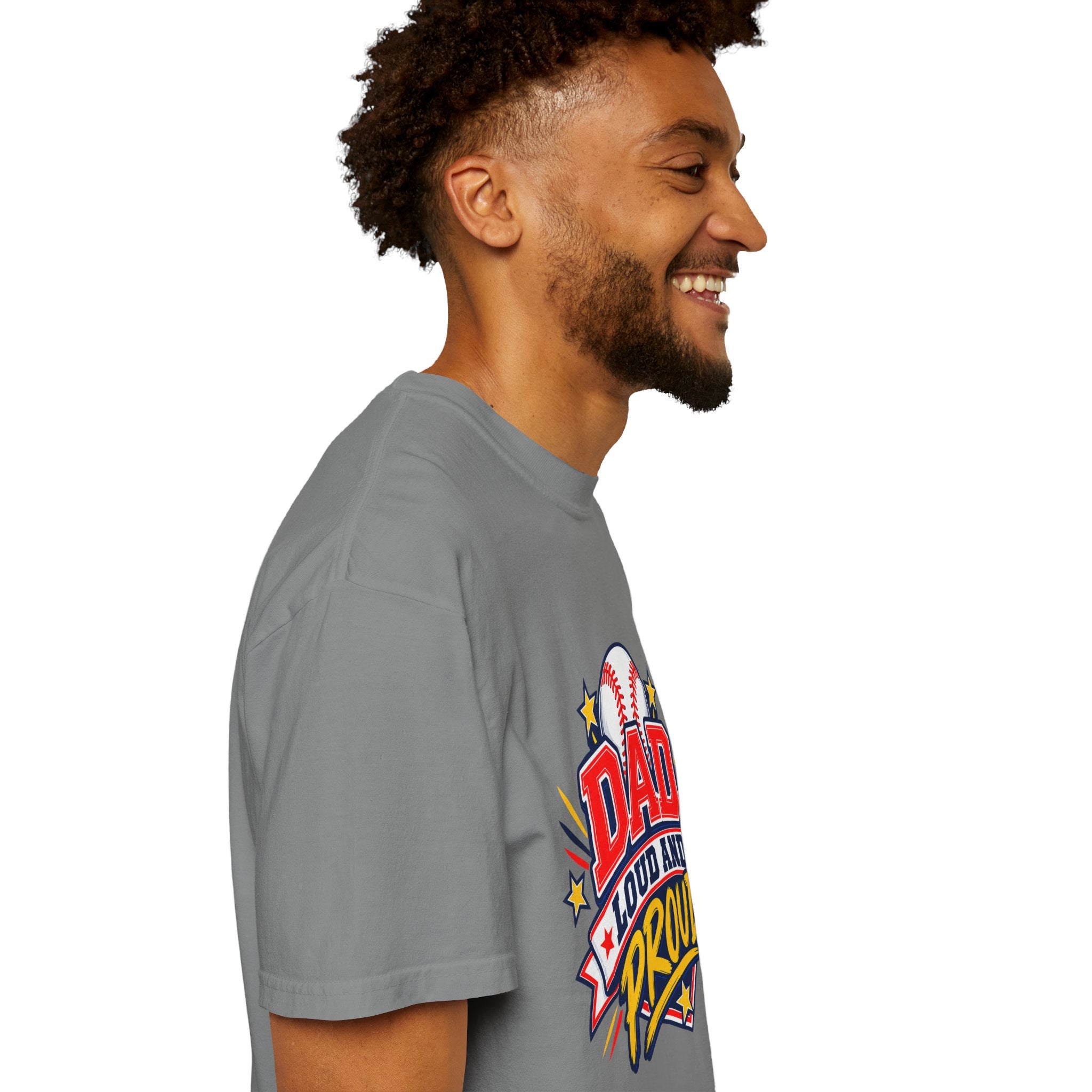 Baseball Dad Loud and Proud Comfort Colors® Tee ⚾️⭐