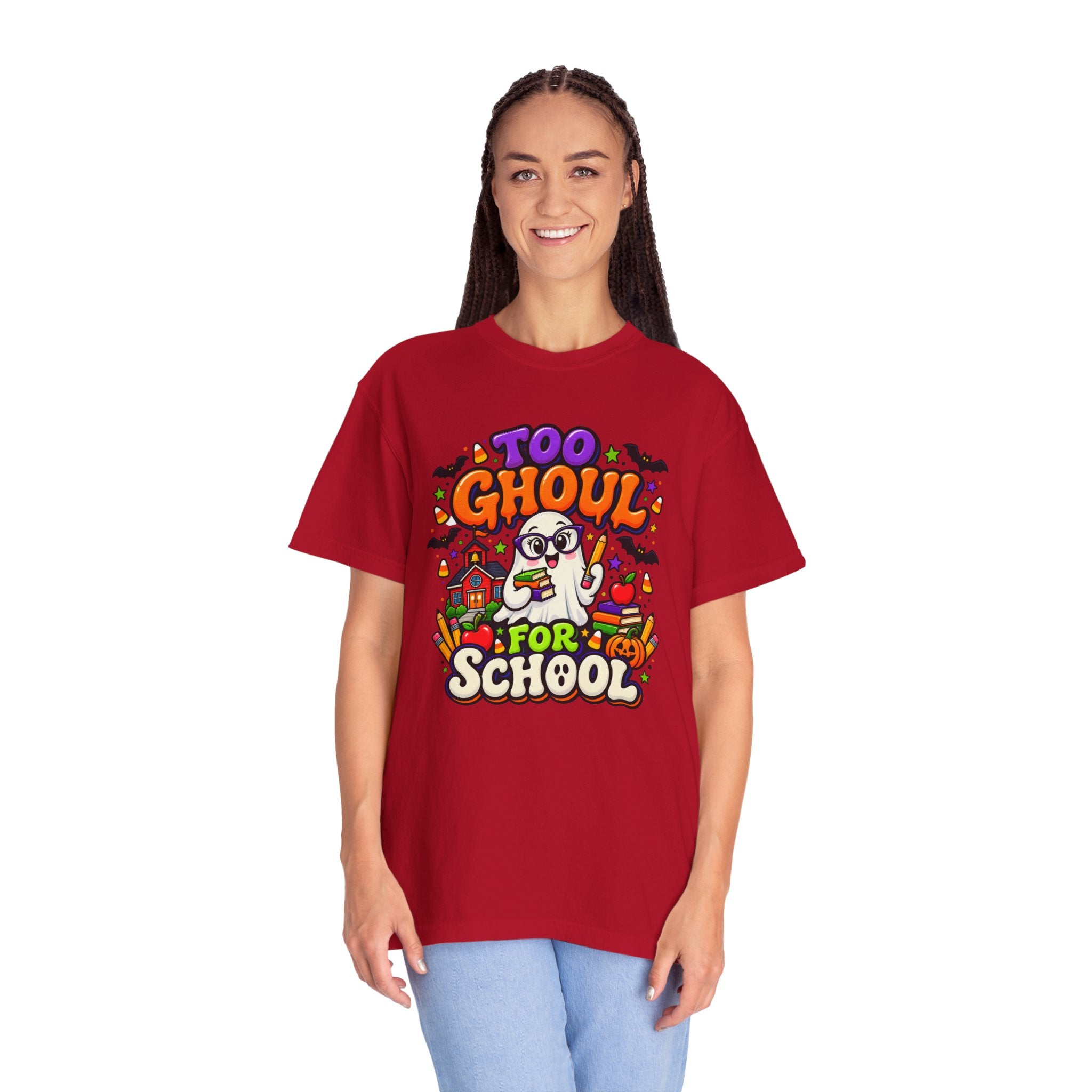 Too Ghoul for School T-Shirt — Cute Halloween Ghost Back-to-School Tee