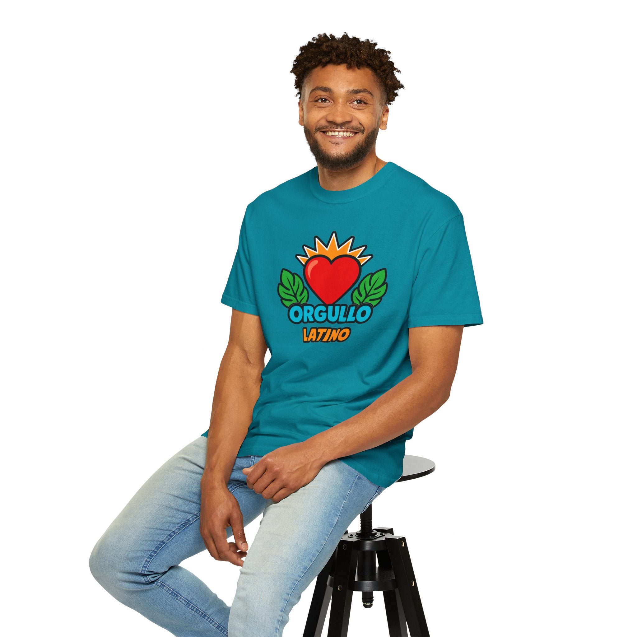 Orgullo Latino Heritage Heavyweight Tee ❤️🌿