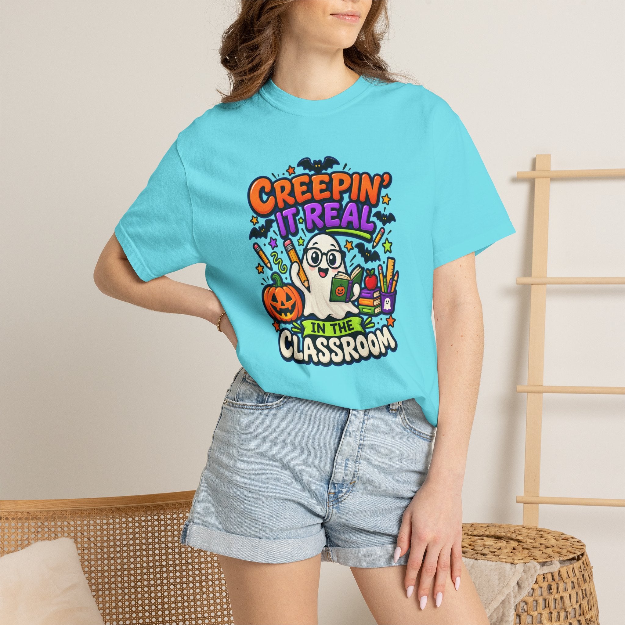 Creepin' It Real in the Classroom Halloween T-Shirt