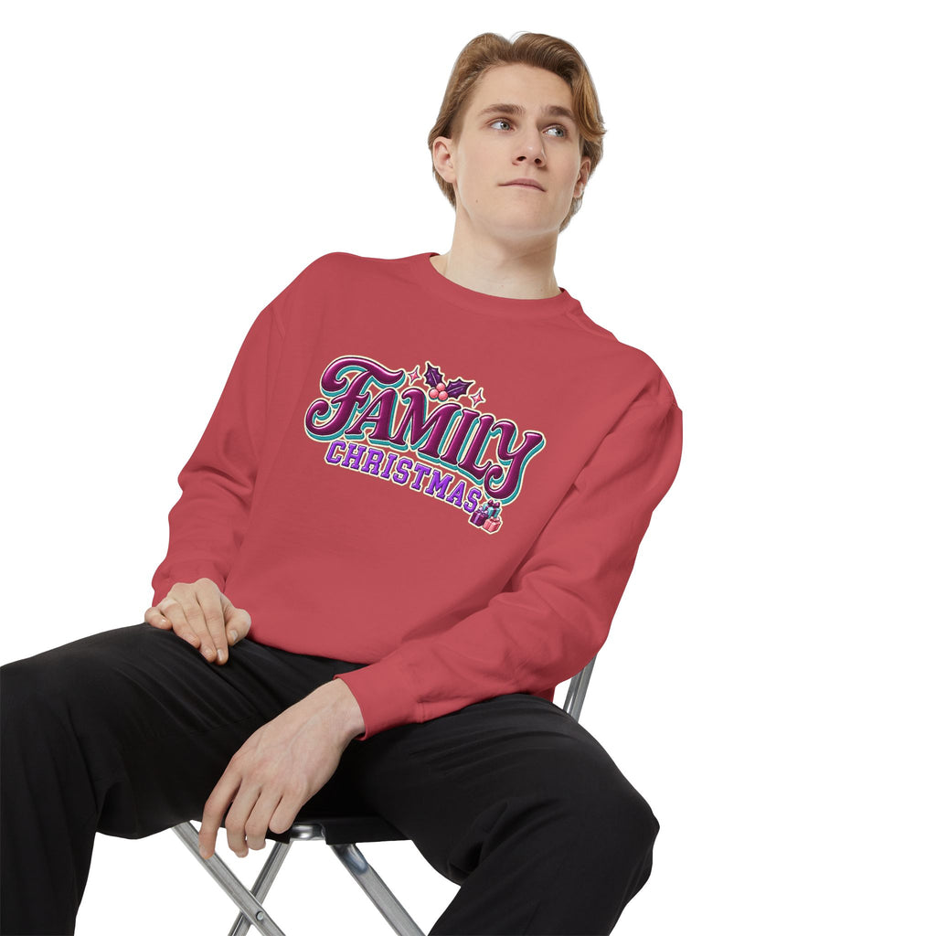 Family Christmas Retro Holiday Sweatshirt