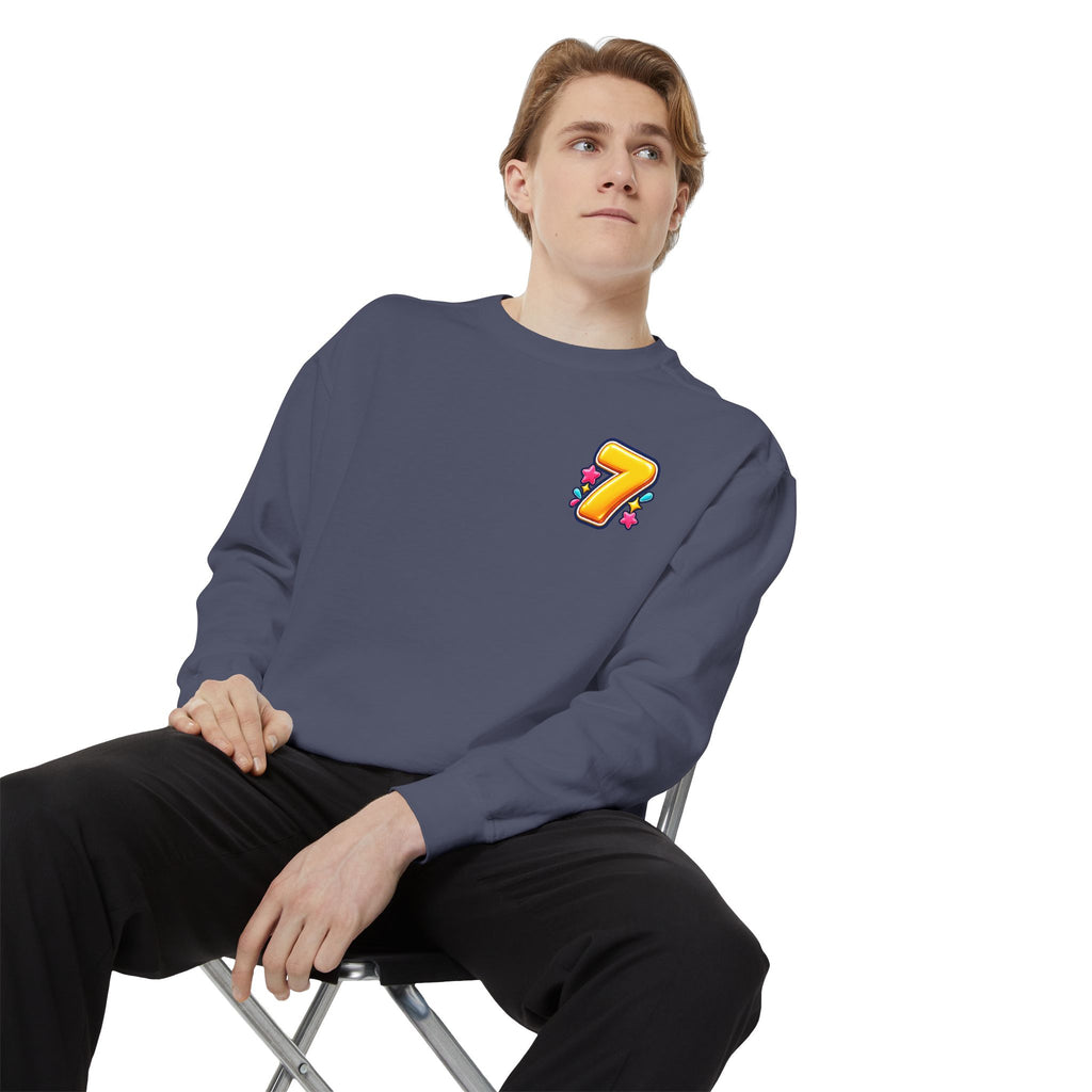 Seven Has “Even” in It, That’s Odd Sweatshirt | Funny Number 7 Crewneck 7️⃣🤔