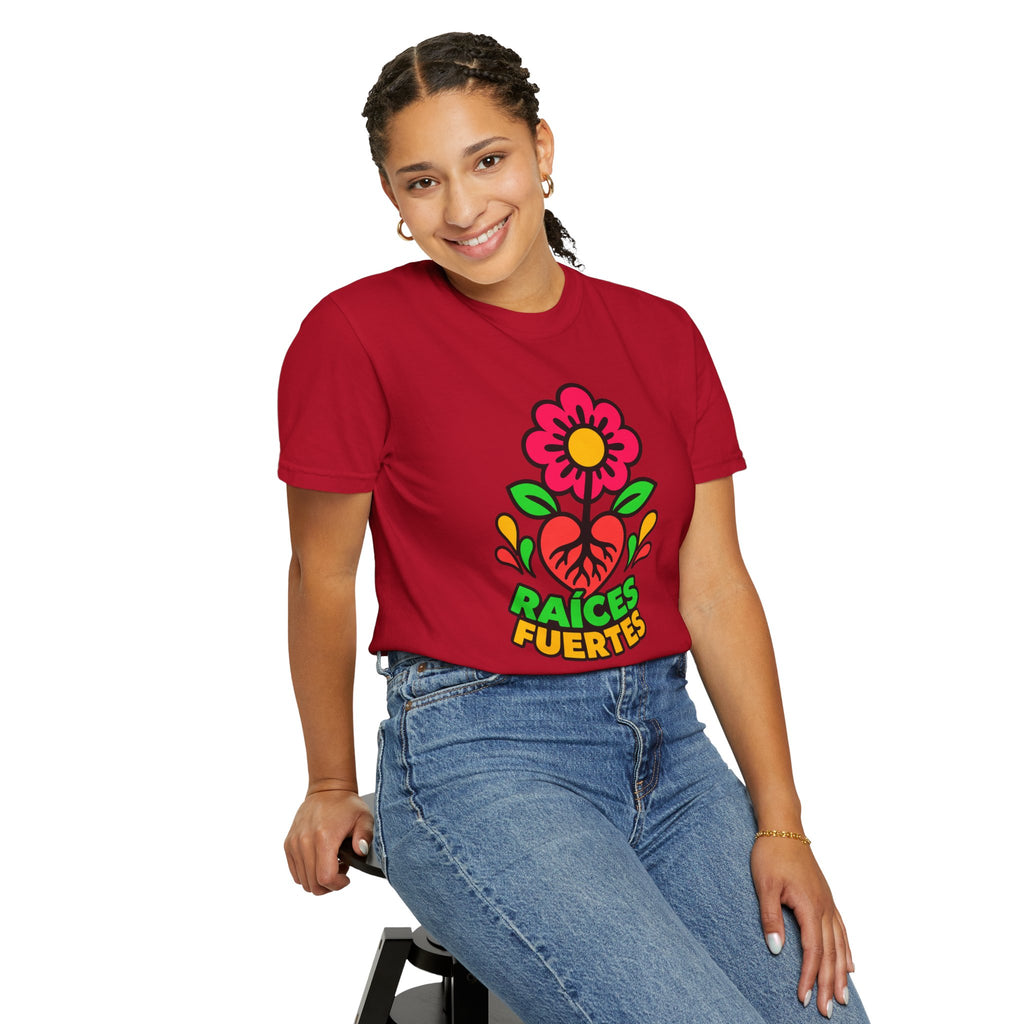 Raíces Fuertes Latino Heritage Heavyweight Tee 🌺❤️