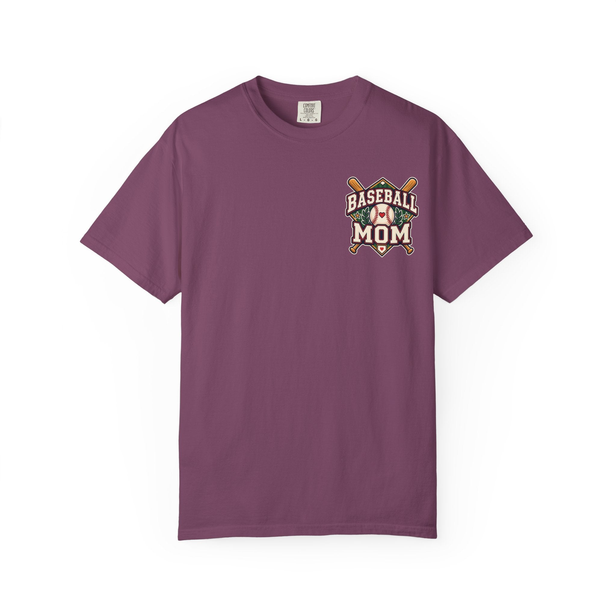 Vintage Baseball Mom Comfort Colors® Front and Back Tee ⚾️