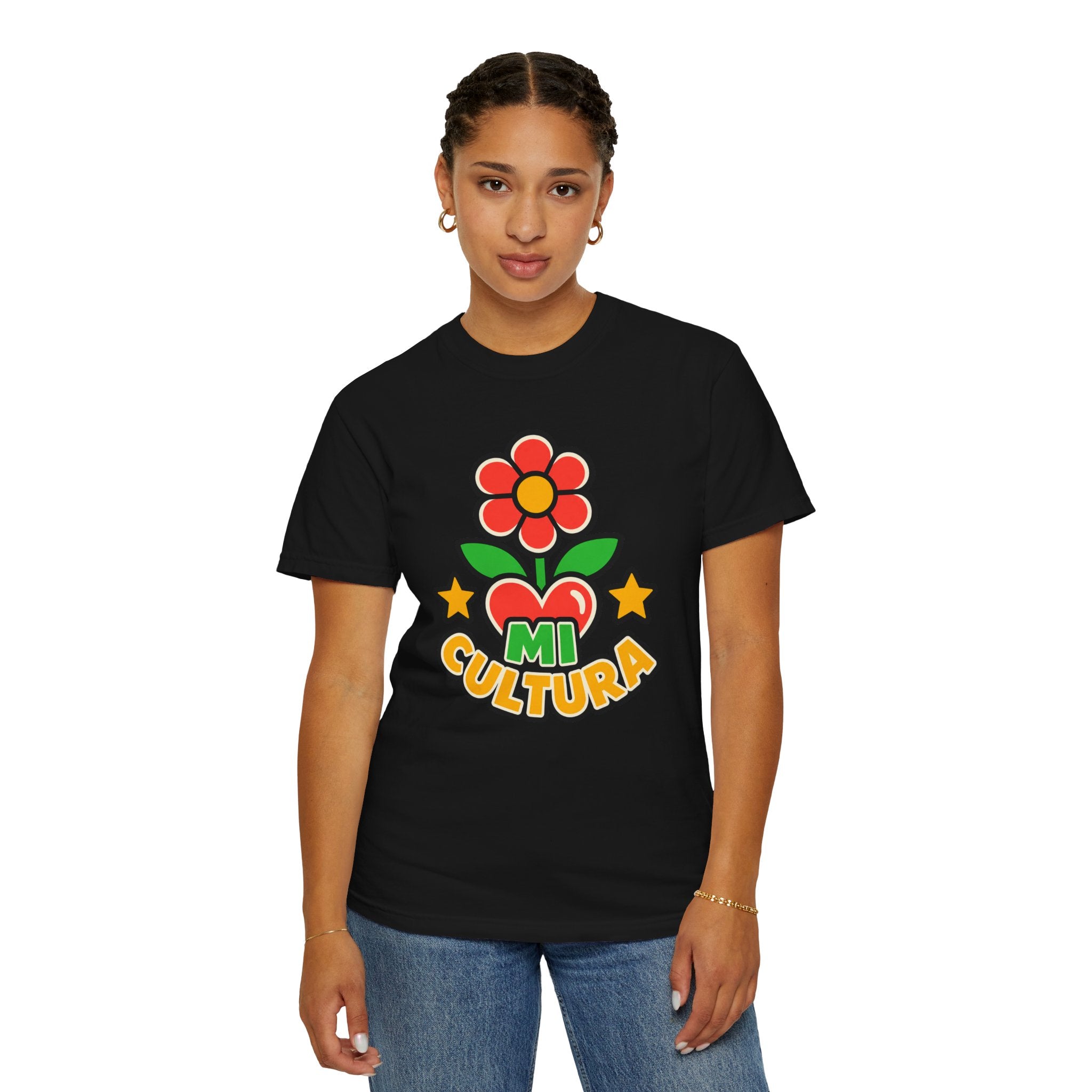 Mi Cultura Latino Heritage Heavyweight Tee 🌺❤️