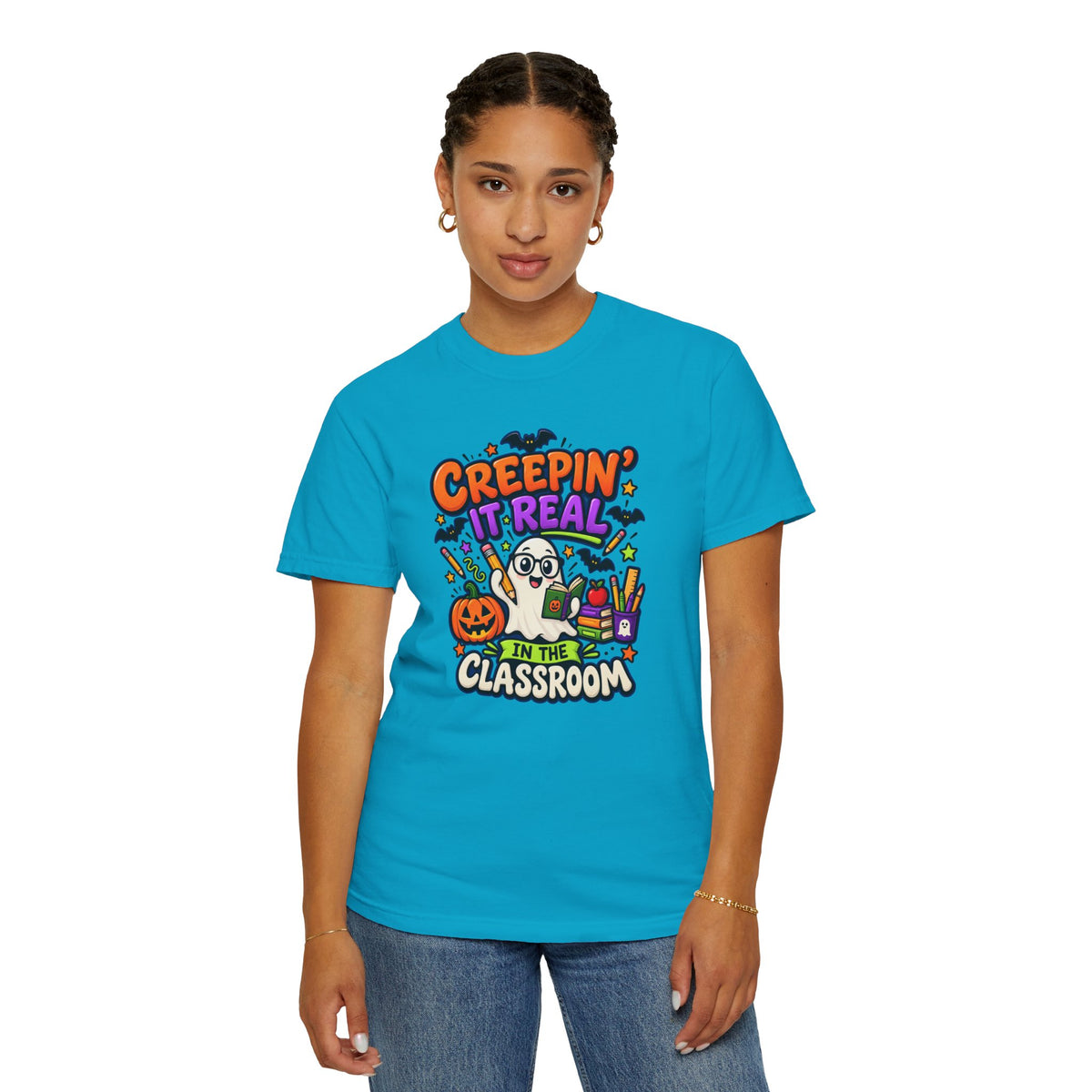 Creepin' It Real in the Classroom Halloween T-Shirt