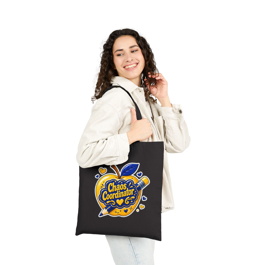 Chaos Coordinator -  Cute Apple Canvas Tote Bag