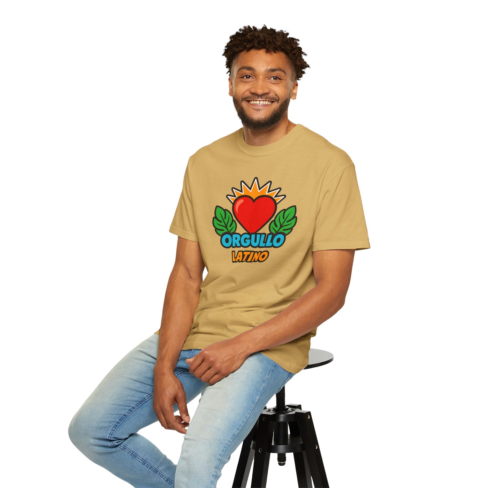 Orgullo Latino Heritage Heavyweight Tee ❤️🌿